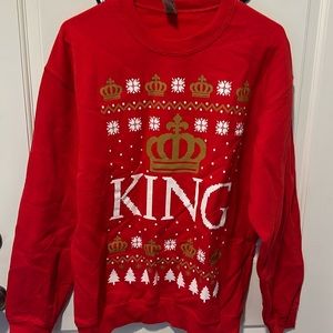 King Christmas Sweat shirt- M